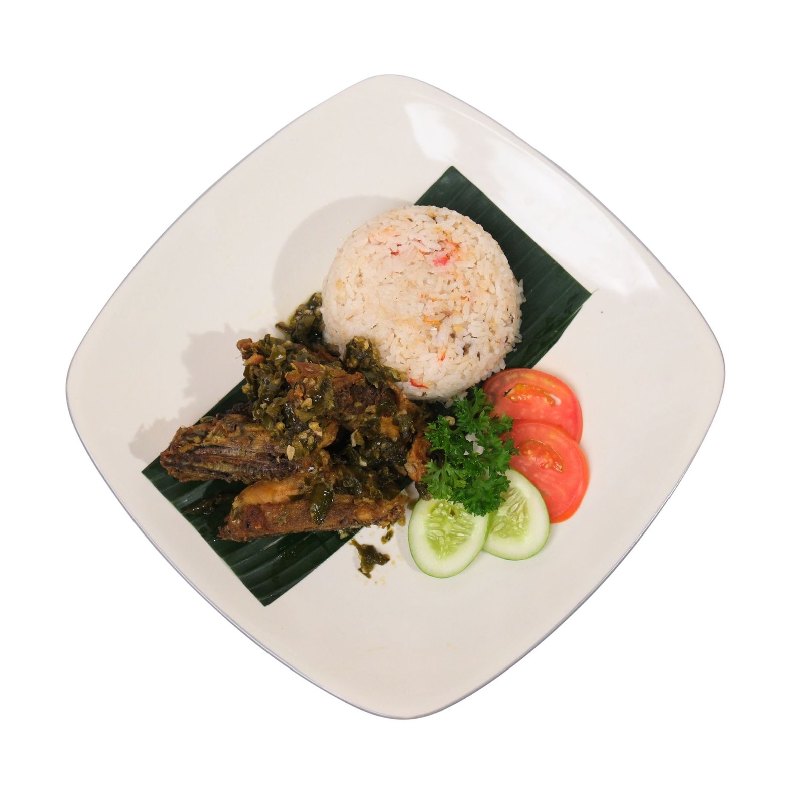 Nasi Ayam Goreng Cabai Hijau